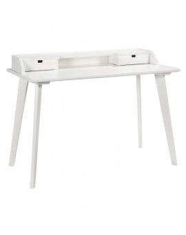 Teaser Foto HASENA Fine Line Sekretär Schreibtisch Aska weiß deckend lackiert