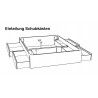 HASENA Stauraumbett Otello Buche weiß deckend Kunstleder white 180x200, 