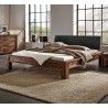 HASENA Factory Line San Felipe Loft Style Bett vintage brown 160x200, 