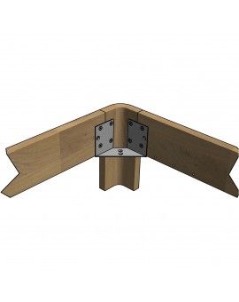 HASENA Oak Line Bett Modul 18 Lisio Füße Ronda 25 Eiche natur 120x200, 