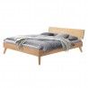 HASENA Trento Bett Ancona Eiche bianco massiv 100x200