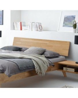 HASENA Trento Bett Ancona Eiche bianco massiv 100x200