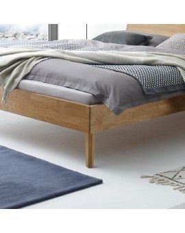 HASENA Trento Bett Ancona Eiche bianco massiv 100x200