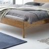 HASENA Trento Bett Ancona Eiche bianco massiv 100x200