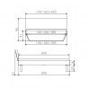 HASENA Industrial Style Bett Clyo 25 Beton Nachbildung 160x200