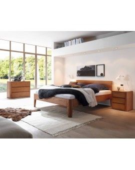 HASENA Komfortbett Lisiano 30 extra hoch Eiche cognac 120x200