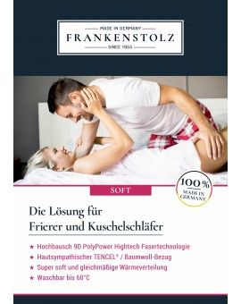 FRANKENSTOLZ Soft Duo Steppbett leicht 155x220