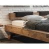 HASENA Oak Vintage Balkenbett Kopfteil Inca Kufen Stabil 200x200