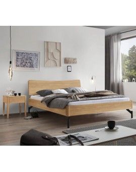 HASENA Lounge Designbett Albinia Eiche bright 140x200