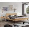 HASENA Lounge Designbett Albinia Eiche bright 160x200