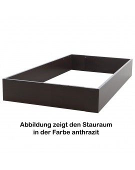 HASENA Soft Line Stauraumbett Practico Box Eiche sägerauh Dekor 100x220