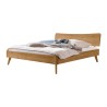 HASENA Lounge Designbett Caluso 25 Wildeiche natur 200x200