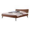 HASENA Lounge Designbett Caluso 25 Nussbaum 200x210
