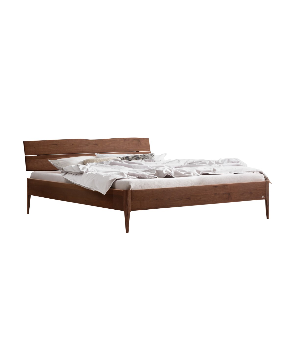 HASENA Lounge Bett Sabbioni 25 Nussbaum 180x200