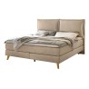 HASENA Boxspringbett Ricarda mit Kissen sand Holz Eiche bright 200x200