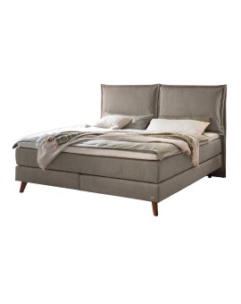 Teaser Foto HASENA Boxspringbett Ricarda mit Kissen grey Holz Eiche bright 200x200