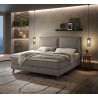 HASENA Boxspringbett Ricarda mit Kissen grey Holz Eiche bright 180x200