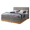 HASENA Stauraum Boxspringbett Pedrosa grey Holz Eiche bright 180x200