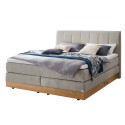 HASENA Stauraum Boxspringbett Pedrosa light grey Holz Eiche bright 180x200