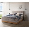 HASENA Stauraum Boxspringbett Pedrosa light grey Holz Eiche bright 160x200