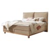 HASENA Boxspringbett Zamora mit Kissen sand Holz Eiche bright 200x200