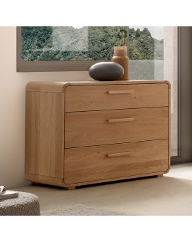 Teaser Foto HASENA Kommode Sideboard Comano mit 3 Schubladen Eiche bright