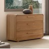 HASENA Kommode Sideboard Comano mit 3 Schubladen Eiche bright