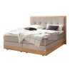 HASENA Stauraum Boxspringbett Alba sand Holz Eiche bright 160x200