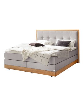 Teaser Foto HASENA Stauraum Boxspringbett Alba light grey Holz Eiche bright 200x200