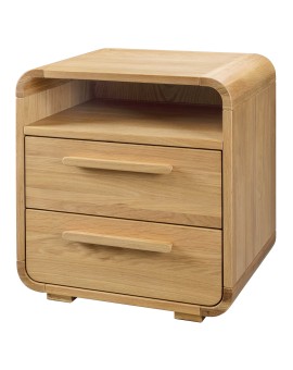 Teaser Foto HASENA Nachttisch Presley mit zwei Schubladen und Fach Eiche bright