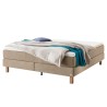 HASENA Raumspar Boxspringbett Carlota sand Holz Eiche bright 200x200