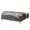 HASENA Raumspar Boxspringbett Beatriz grey Holz Eiche bright 160x200