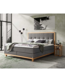 Teaser Foto HASENA Boxspringbett Cecilia grey Holz Eiche bright 200x200