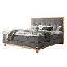 HASENA Boxspringbett Cecilia grey Holz Eiche bright 180x200