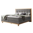 HASENA Boxspringbett Cecilia grey Holz Eiche bright 140x200