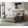 HASENA Boxspringbett Cecilia steel Holz Eiche bright 180x200