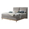 HASENA Boxspringbett Imelda mit Kissen grey Holz Eiche bright 180x200