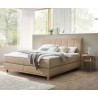 HASENA Boxspringbett Estela sand Holz Eiche bright 200x200