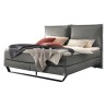 HASENA Boxspringbett Celina steel mit Kissen Kufe Metall schwarz 160x200