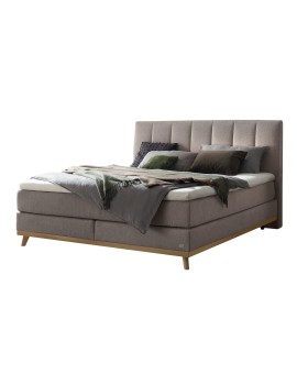 Teaser Foto HASENA Boxspringbett Stefania grey Holz Eiche bright 140x200