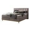 HASENA Boxspringbett Stefania grey Holz Eiche bright 140x200
