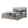 HASENA Boxspringbett Stefania light grey Holz Eiche bright 200x200