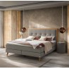 HASENA Boxspringbett Marisol grey Holz Eiche bright 160x200