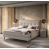 HASENA Boxspringbett Marisol light grey Holz Eiche bright 140x200