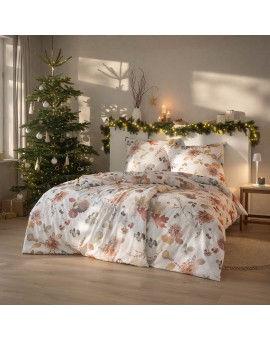 Teaser Foto ESTELLA Kuschelflanell Bettwäsche Autumn Foliage 135x200