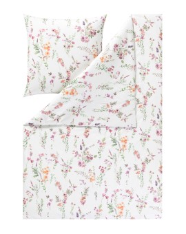 Teaser Foto ESTELLA Kuschelflanell Bettwäsche Millefleur 135x200