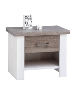 Teaser Foto VAJA Nachttisch Luca Pinie Nachbildung weiß, trüffel