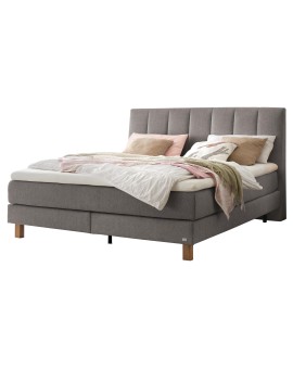 Teaser Foto HASENA Boxspringbett Reina grey Füße Eiche bright 200x200