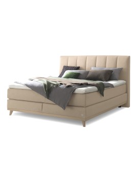 Teaser Foto HASENA Boxspringbett Stefania sand Holz Eiche bright 180x200