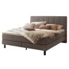 HASENA Boxspringbett Donna grey Metallfüße schwarz 160x200